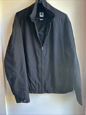 GAP Black Men's Size Large  Zip lightweight Windbreaker Jacket